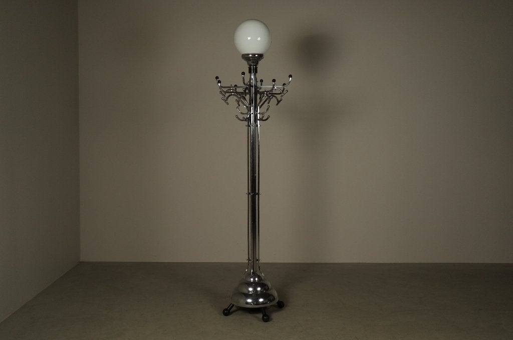 Grand portemanteau/lampadaire Art Déco, Enlèvement