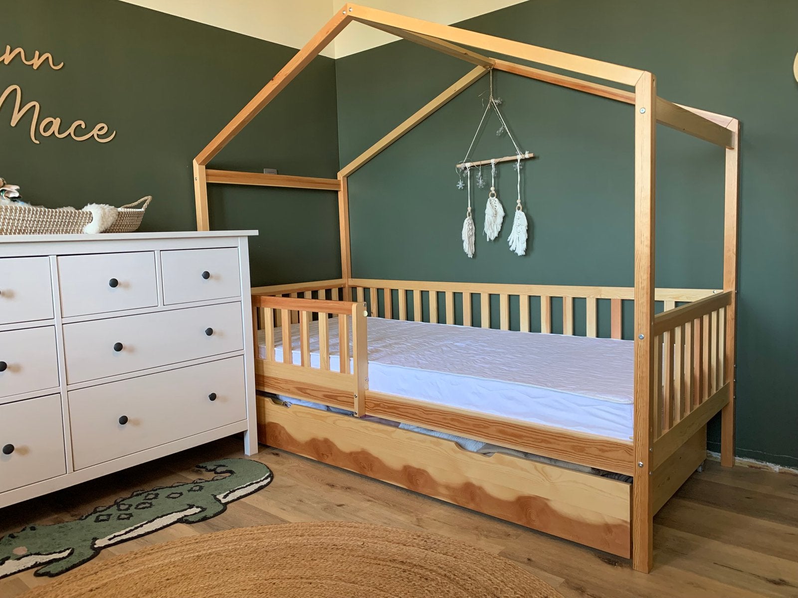 Kinderbed, Enlèvement, Comme neuf, Matelas
