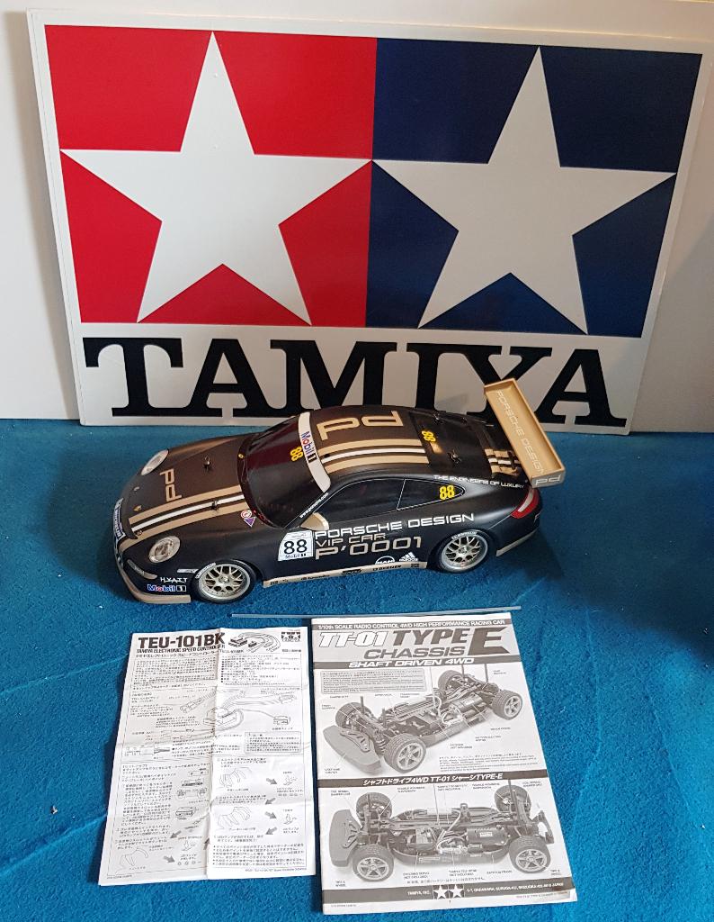 Tamiya - Porsche 911 GT3 Cup VIP 2008 (châssis TT-01) #47429, Hobby & Loisirs créatifs, Modélisme | Radiocommandé & Téléguidé | Voitures