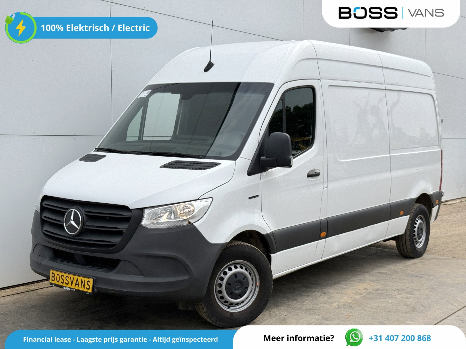 Mercedes-Benz eSprinter 312 55 kWh L2H2 Elektrisch 145km WLT, Autos, Achat, Entreprise, 3 places, 116 ch