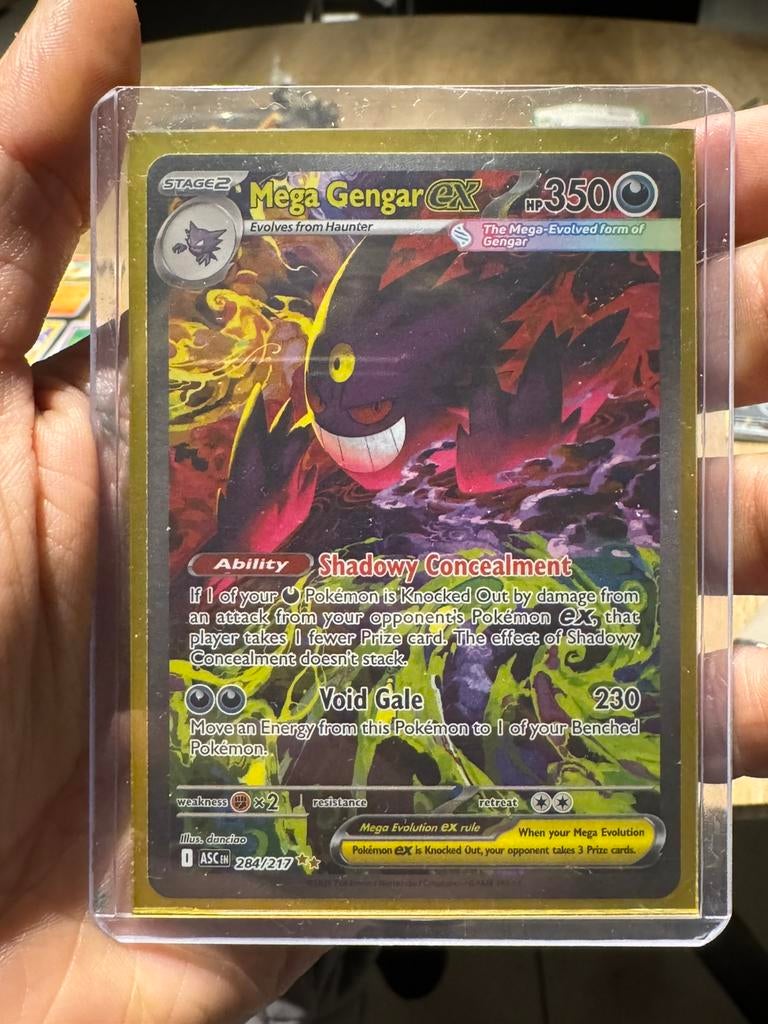 Pokemon Mega Gengar ex ASC 284/217, Enlèvement, Neuf