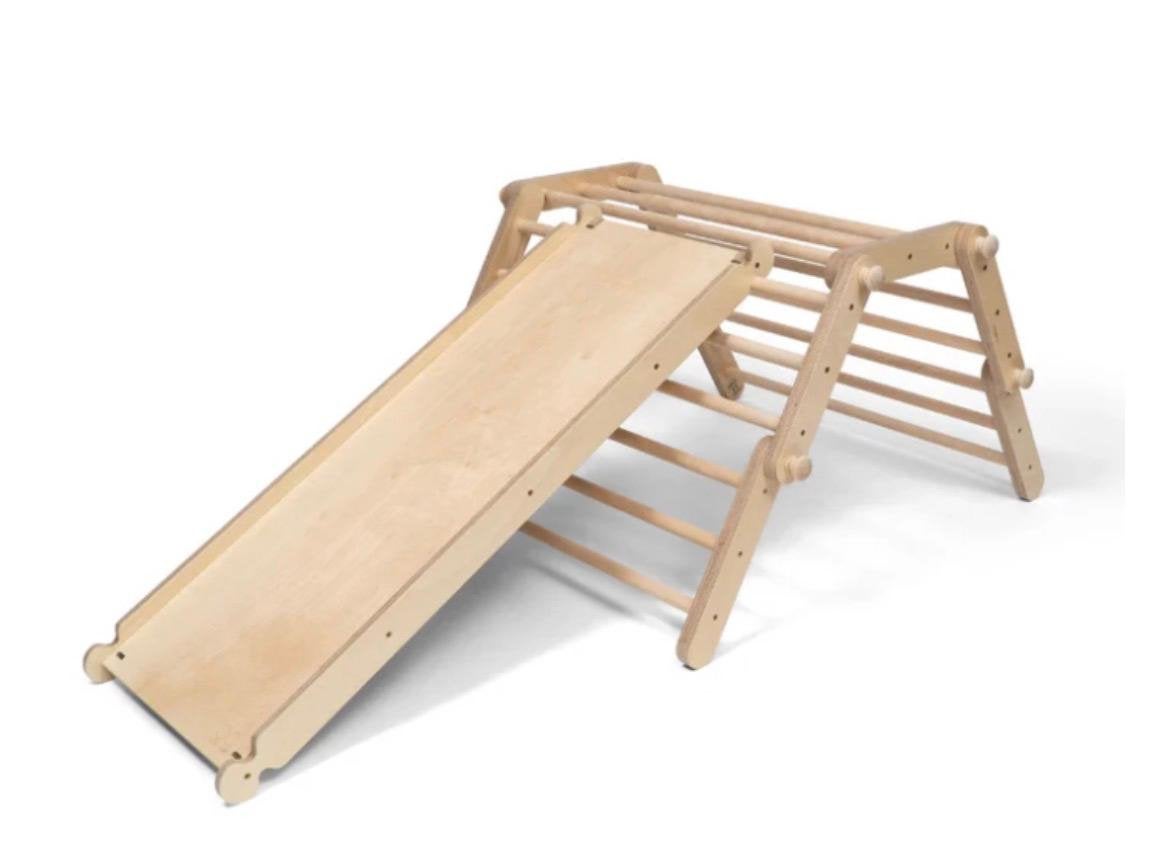 Houten klimrek met glijbaan of ramp (Ette Tete Fipitri), Kinderen en Baby's, Ophalen, Zo goed als nieuw, Glijbaan