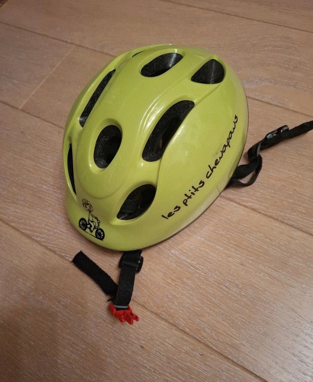 Kinderhelm fietshelm groen 49cm-56cm, Fietsen en Brommers, Ophalen, Gebruikt, Jongen of Meisje