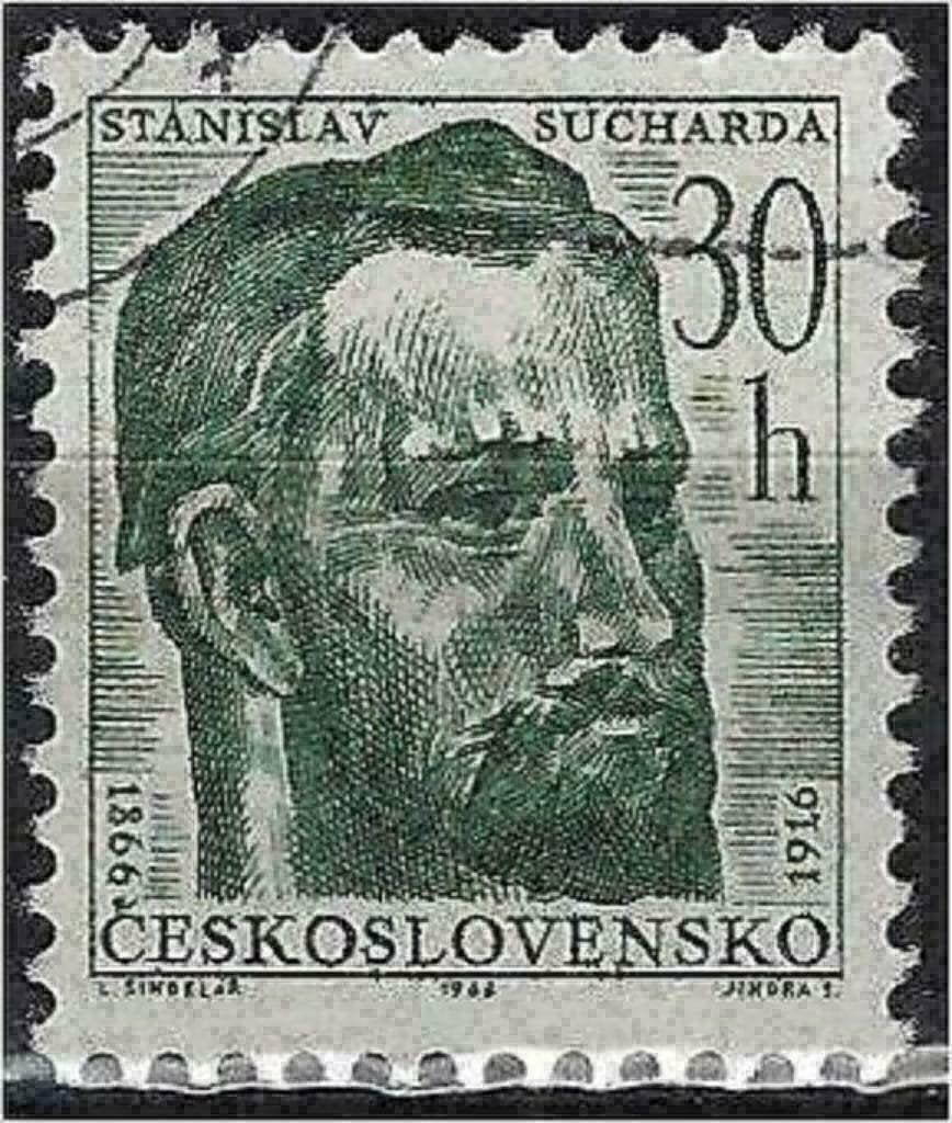Tsjechoslowakije 1966 - Yvert 1463 - Beroemde personen (ST), Postzegels en Munten, Postzegels | Europa | Overig, Gestempeld, Verzenden