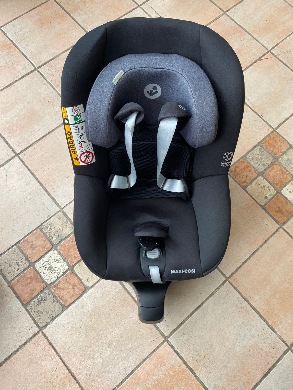 Maxi Cosi Mica Pro Eco i-Size autostoeltje + hoes Pearl 360, Ophalen, 0 t/m 18 kg, Verstelbare rugleuning, Zo goed als nieuw
