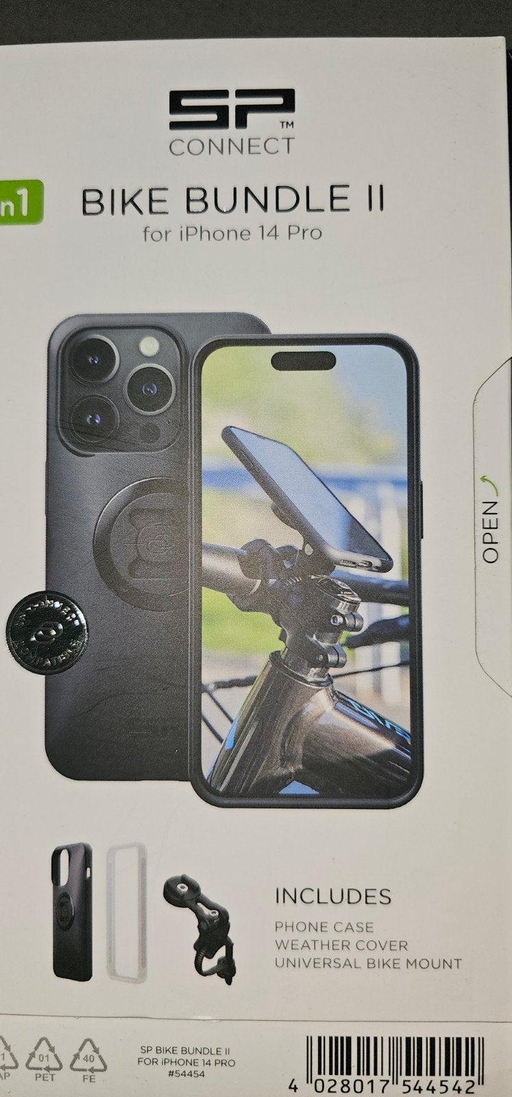 bike bundel || iphone 14 pro, Télécoms, Noir, IPhone 14, Enlèvement, Utilisé