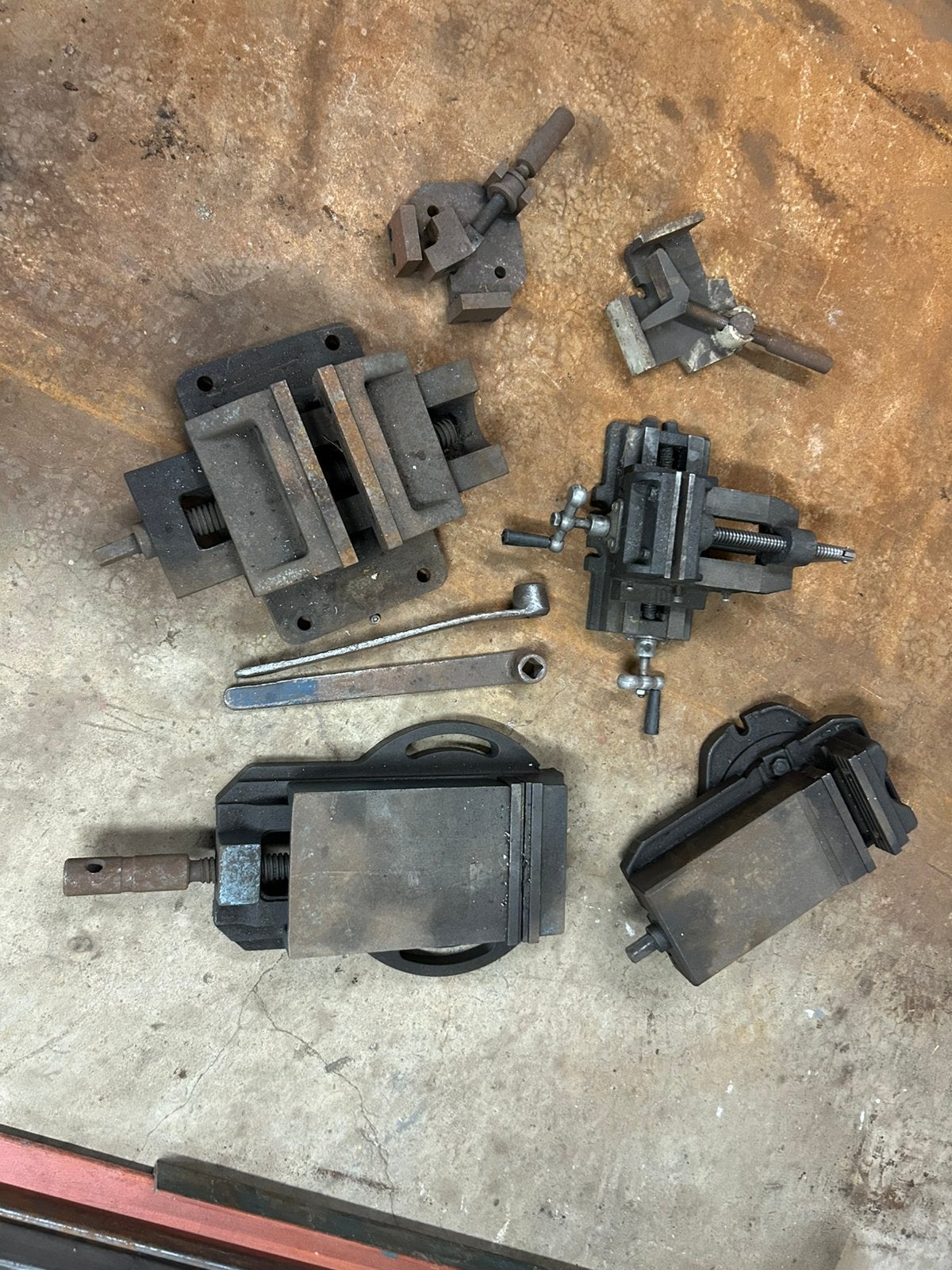 Étaux pour foreuse et fraisseuse ou établi, Bricolage & Construction, Enlèvement, Comme neuf