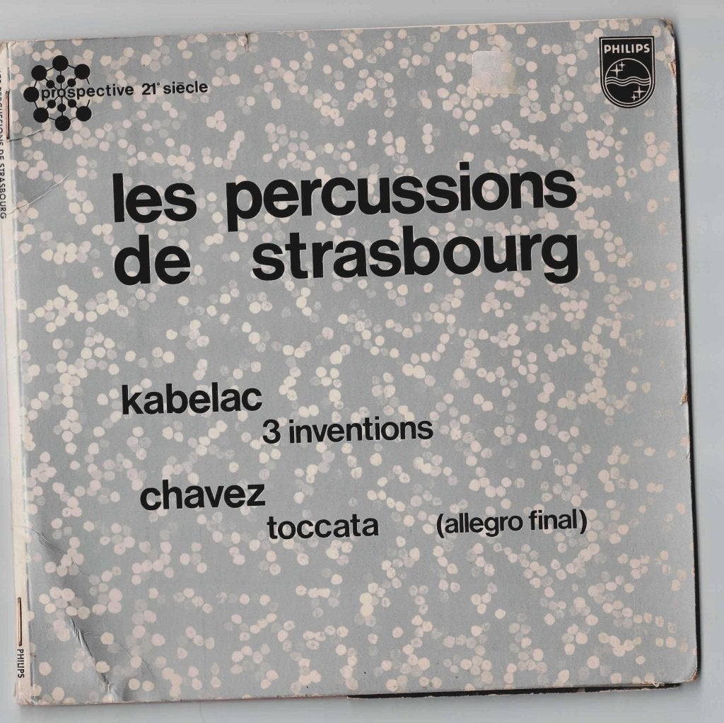 Percussions de Strasbourg - Kabelac - Chavez, CD & DVD, Enlèvement ou Envoi, 7 inch, Classique, Utilisé