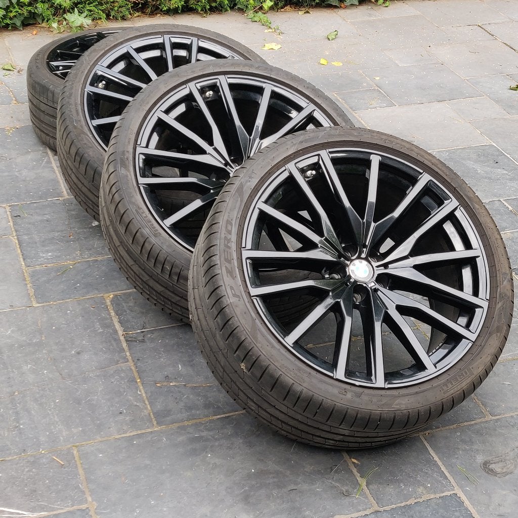 BMW laagprofiel banden met velg voor X5 ( GO5 ), Ophalen, Gebruikt, Banden en Velgen, Overige maten