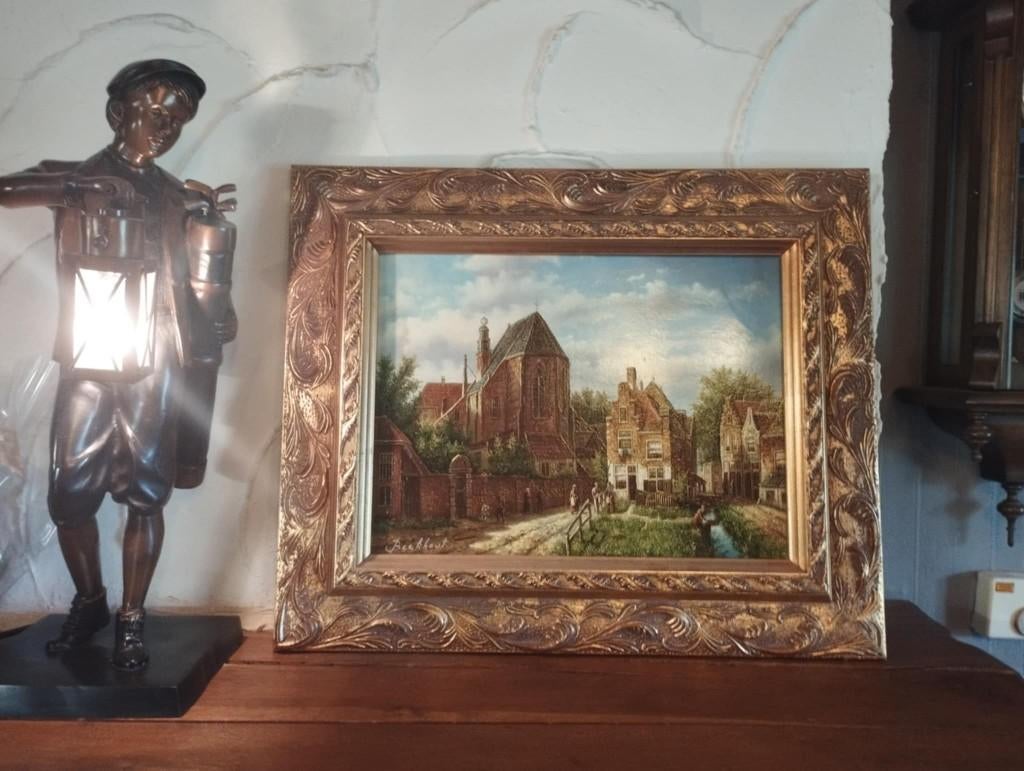 Peinture à l'huile. Jan BEEKHOUT -, Antiquités & Art, Art | Peinture | Classique, Enlèvement