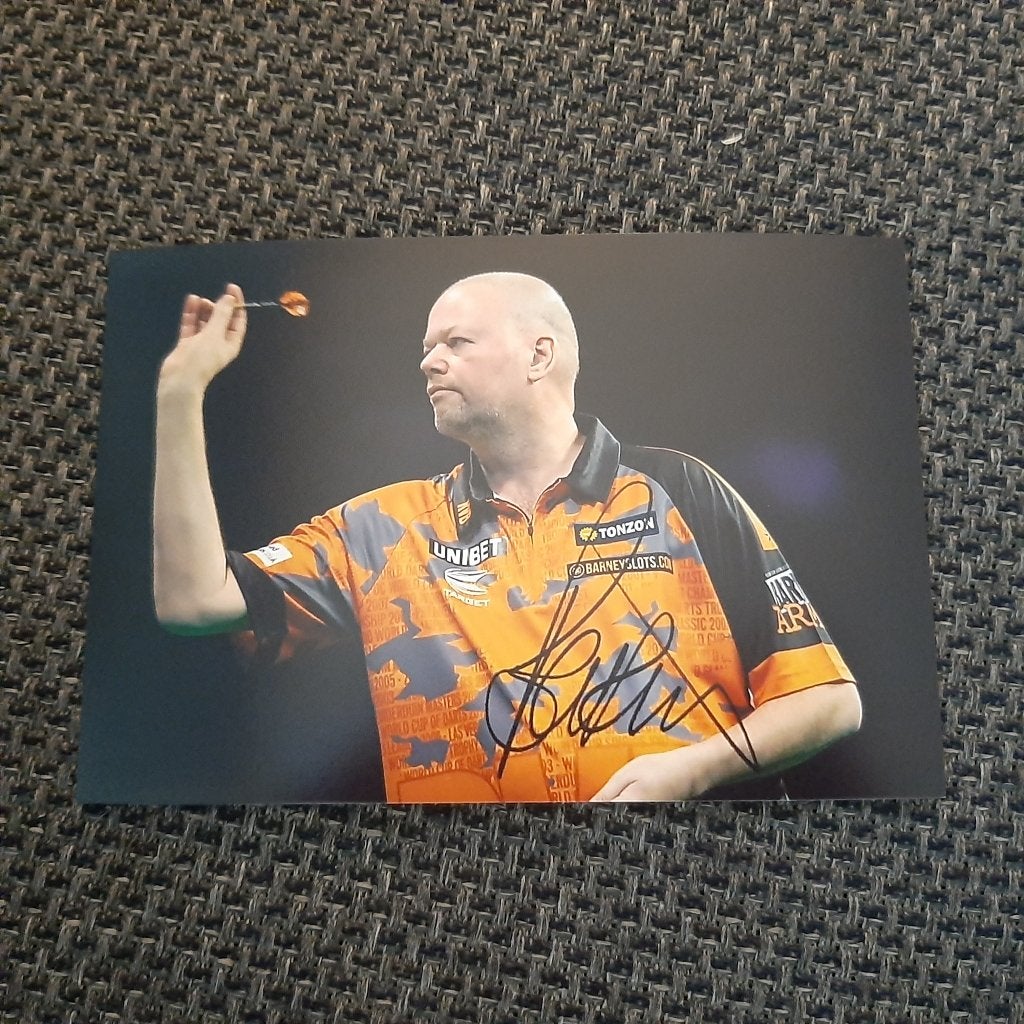 Photo signature (impression) ; Raymond van Barneveld # Darts, Enlèvement ou Envoi, Neuf, Autres types