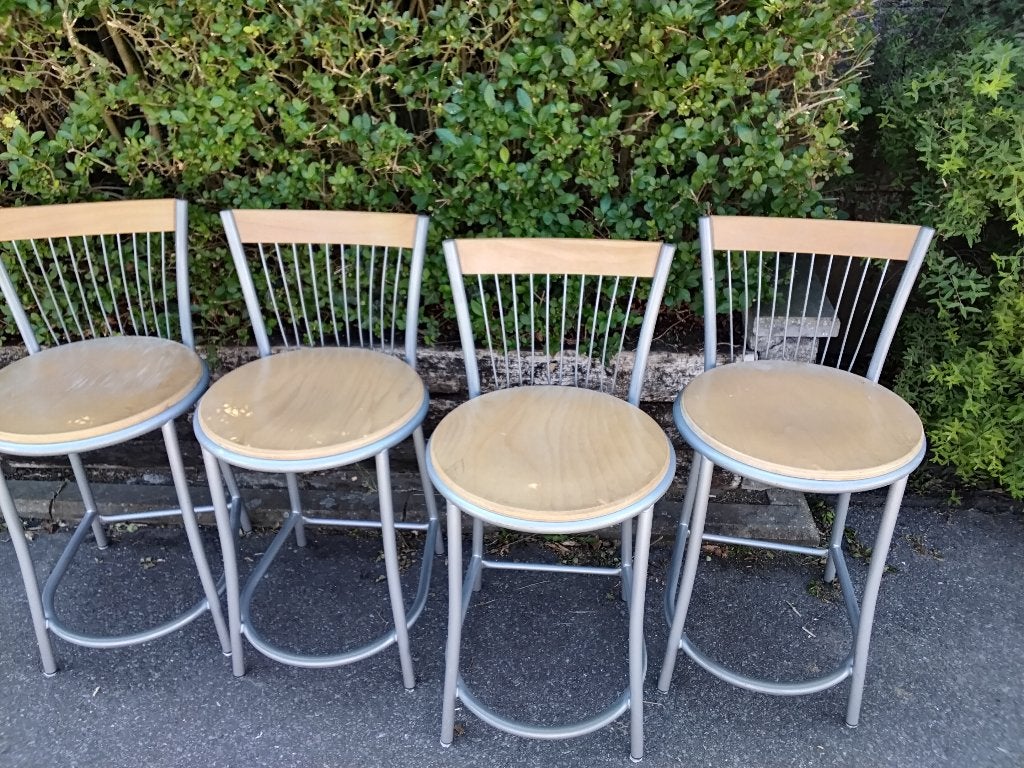 4 barkrukken, Huis en Inrichting, Ophalen, Zo goed als nieuw