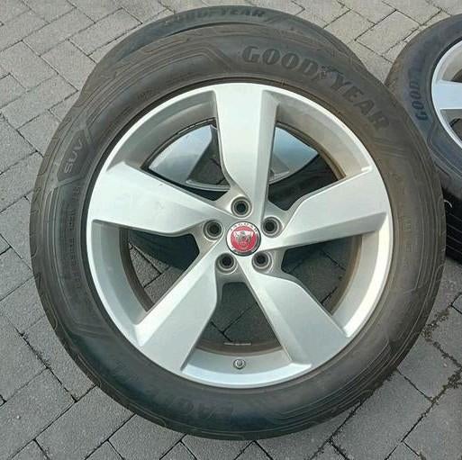 Velgen alu zomerbanden Jaguar F-Pace 19inch 5x108 TPMS 4mm🚖, Enlèvement