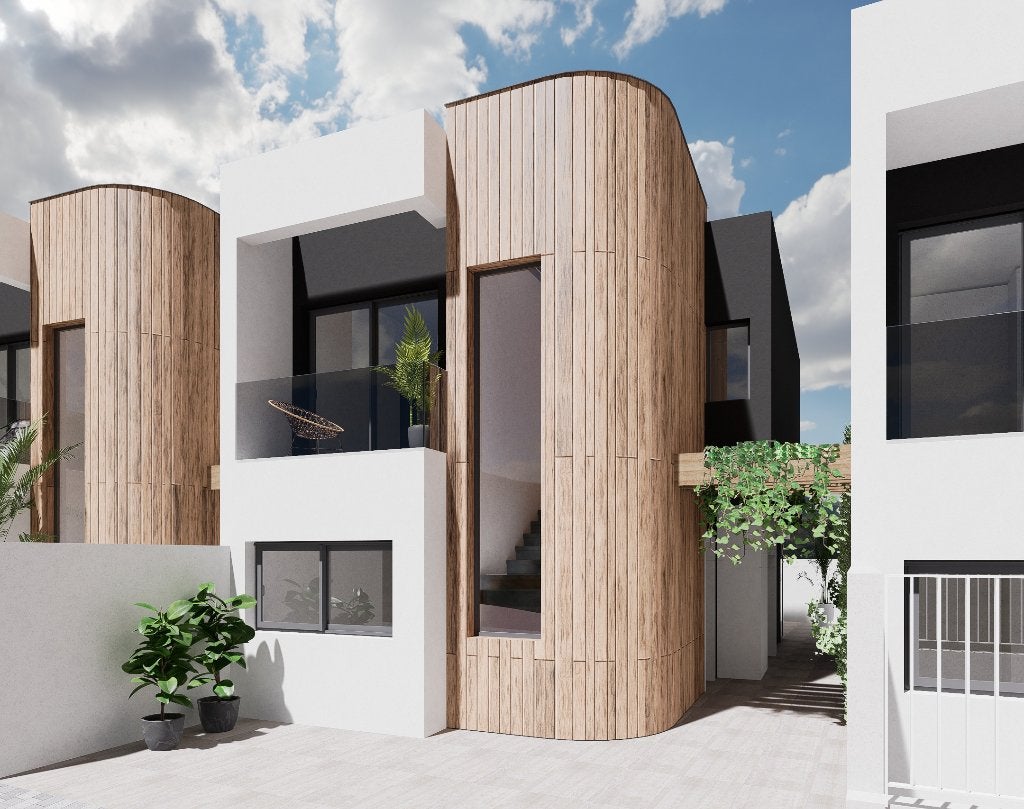 Zee 500 meter! geschakelde Villas Águilas, Spanje, 5 kamers, 188 m², Woonhuis
