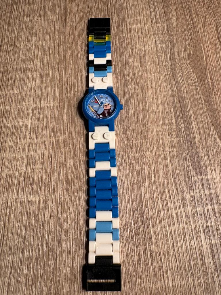 Lego Star Wars kinderhorloge, Ophalen of Verzenden, Zo goed als nieuw, Blauw, Jongen