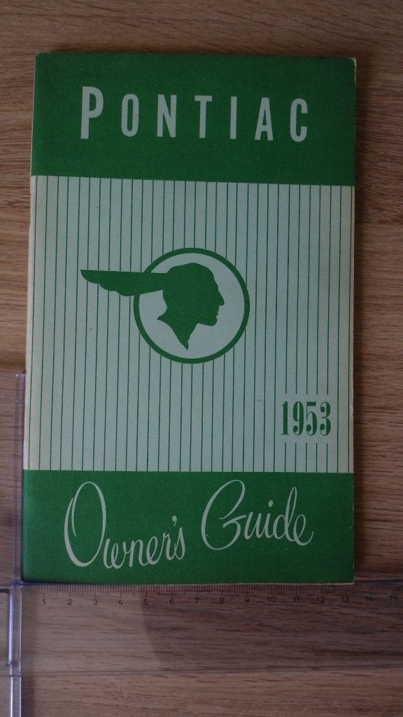 1953 Pontiac. First print, original Owner's Guide., Ophalen of Verzenden