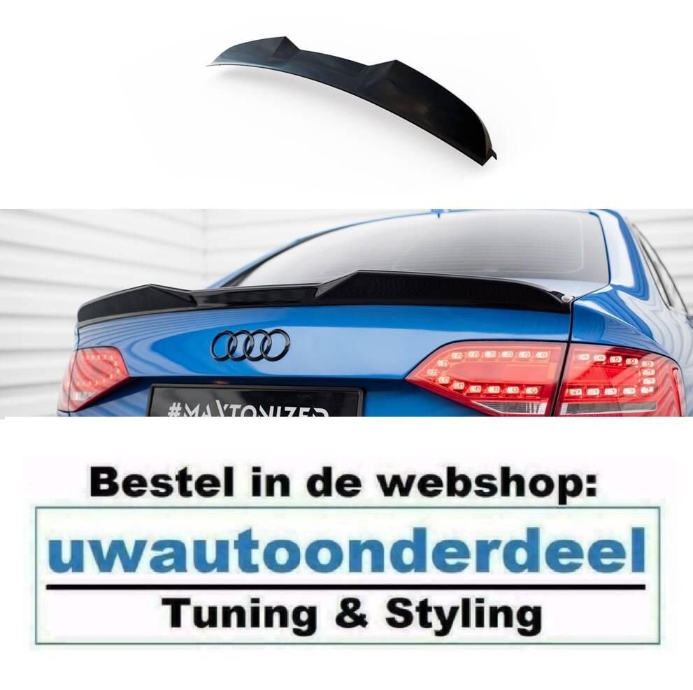Maxton 3D Achterklep Spoiler Geschitk Voor Audi A4 / S4 B8 S, Verzenden