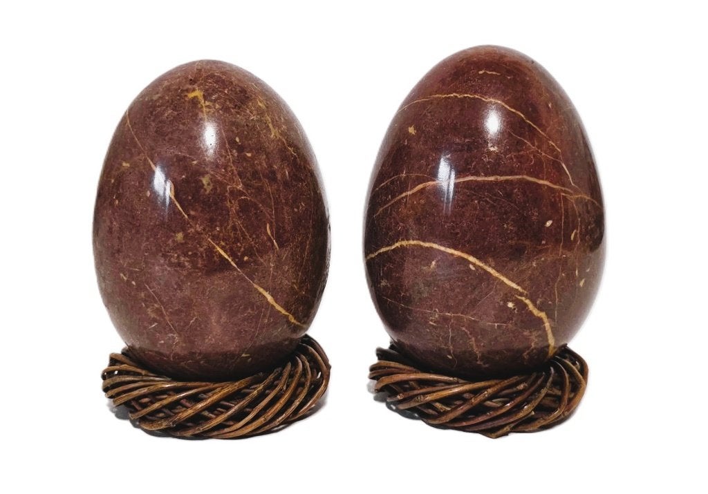 Jaspis Eieren + sokkels., Ophalen of Verzenden