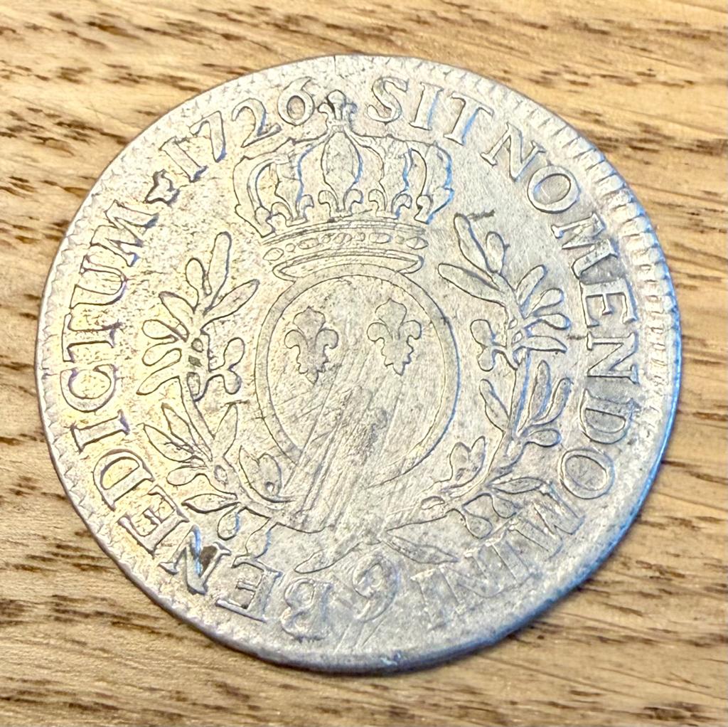 Ecu 1726 9 Louis XV argent, Enlèvement ou Envoi, Argent
