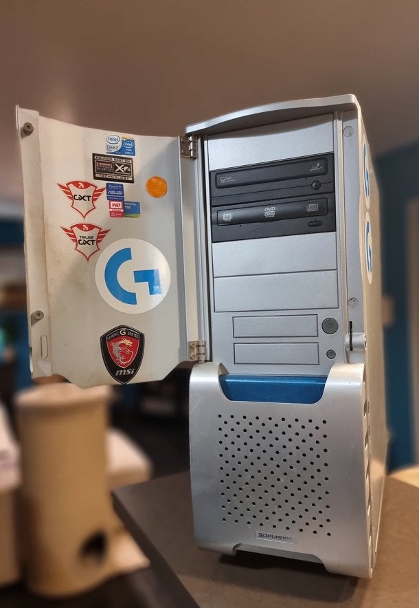 Echte Retro computer case, Computers en Software, Ophalen of Verzenden, Gebruikt