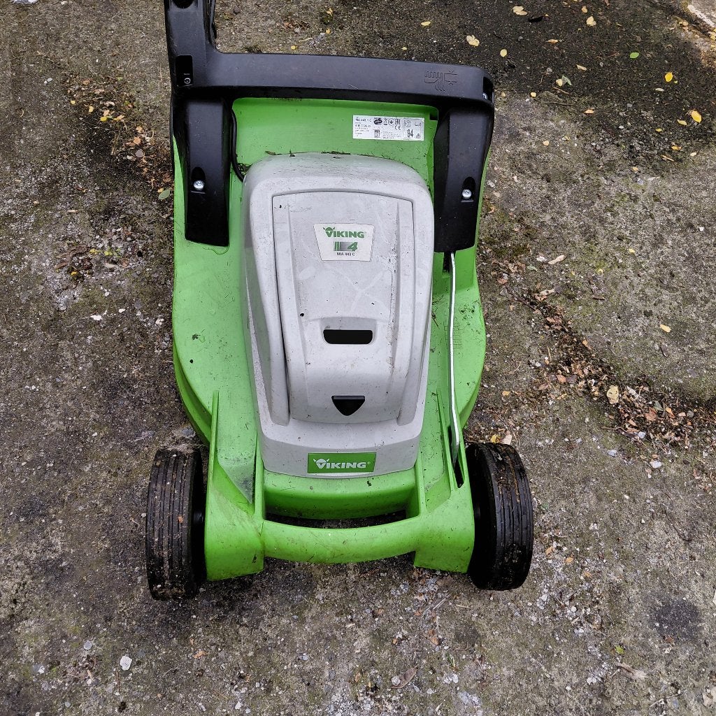 Tondeuse à batterie Viking Pour pièces ou réparation, Tuin en Terras, Grasmaaiers, Gebruikt, Accu-grasmaaier, Ophalen