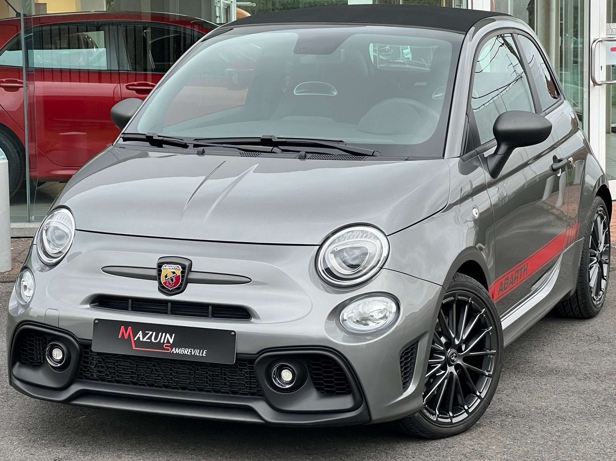 Abarth 595C 1.4 T-Jet * Cabriolet * 8.200 Km * CarPlay * 163, Argent ou Gris, Achat, Euro 6, Entreprise