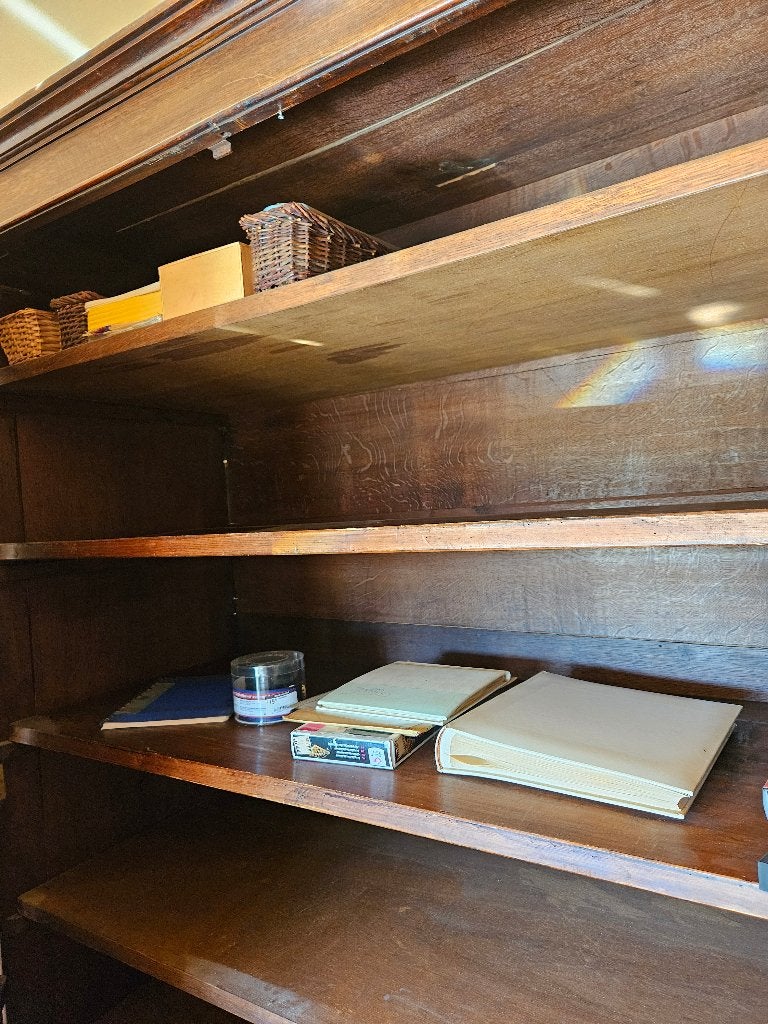 Kast., Huis en Inrichting, Kasten | Kleerkasten, Ophalen, Met plank(en), Gebruikt, Eikenhout