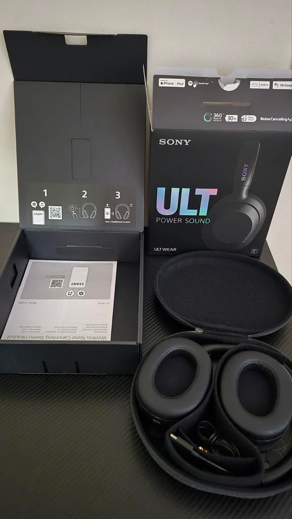 Sony WHULT900NB, Audio, Tv en Foto, Hoofdtelefoons, Over oor (circumaural), Sony, Draadloos, Bluetooth, Ophalen of Verzenden