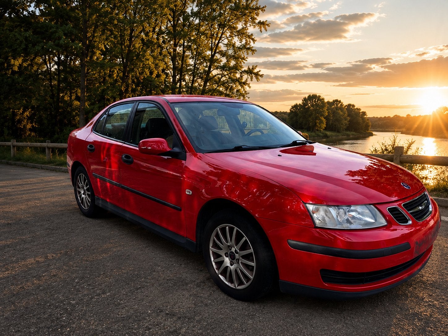 Saab 93 1.8 Essence Euro 4 Gekeurd voor verkoop, Autos, Saab, Rouge, Achat, Boîte manuelle, Berline