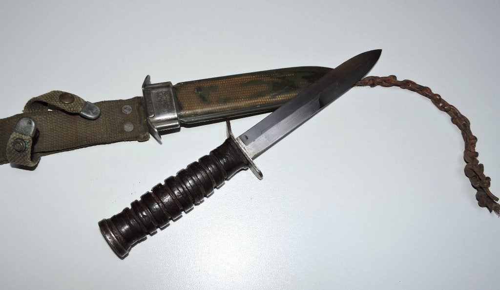1943 Couteau combat US M3 BOKER PARACHUTISTE, Collections, Enlèvement ou Envoi, Autres