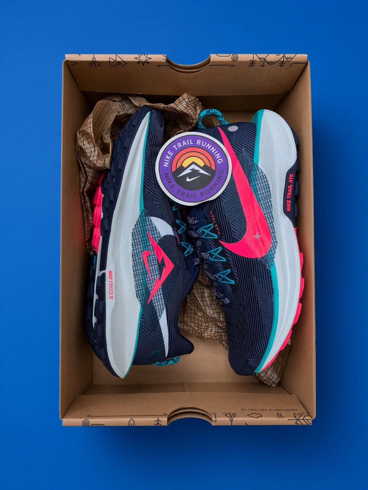 Nike ReactX Pegasus Trail 5 taille EU 40.5 - Neuf, Sports & Fitness, Neuf, Chaussures de course à pied, Autres sports, Enlèvement ou Envoi