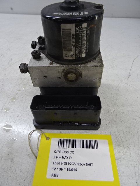BLOC ABS (FREINS ANTI-BLOCAGE) DS3 (SA) (96674415980), Citroën, Kontakt-citroen@citroen.com, Utilisé, Citroën Deutschland GmbH