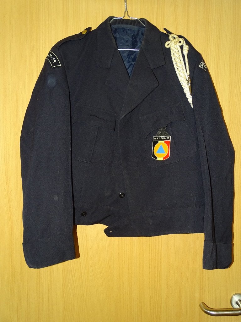 veste protection civile Beveren Patch Badge Breloque pucelle, Collections, Enlèvement ou Envoi, Autres, Vêtements ou Chaussures
