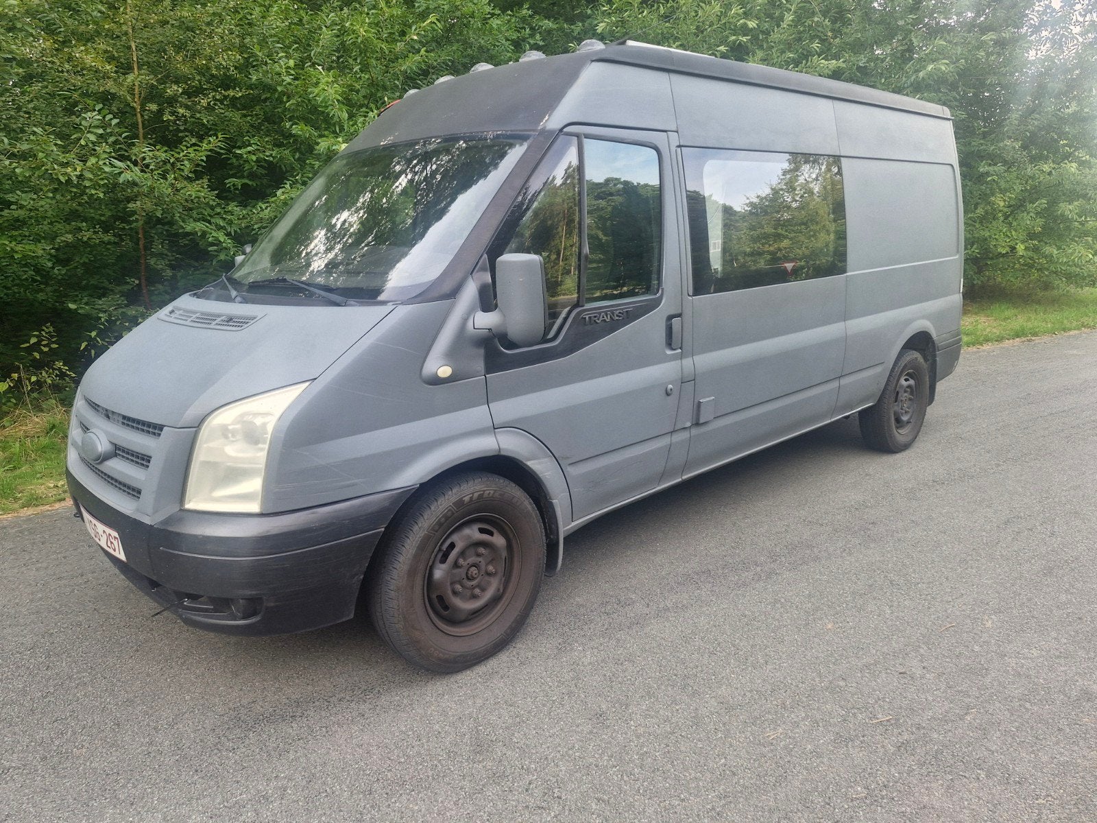 CAMPER BUS FORD TRANSIT 2.4D 2 PERS BED KEUKEN KOELKAST 2007, Koelkast, Ford, Tot en met 2, Bedrijf
