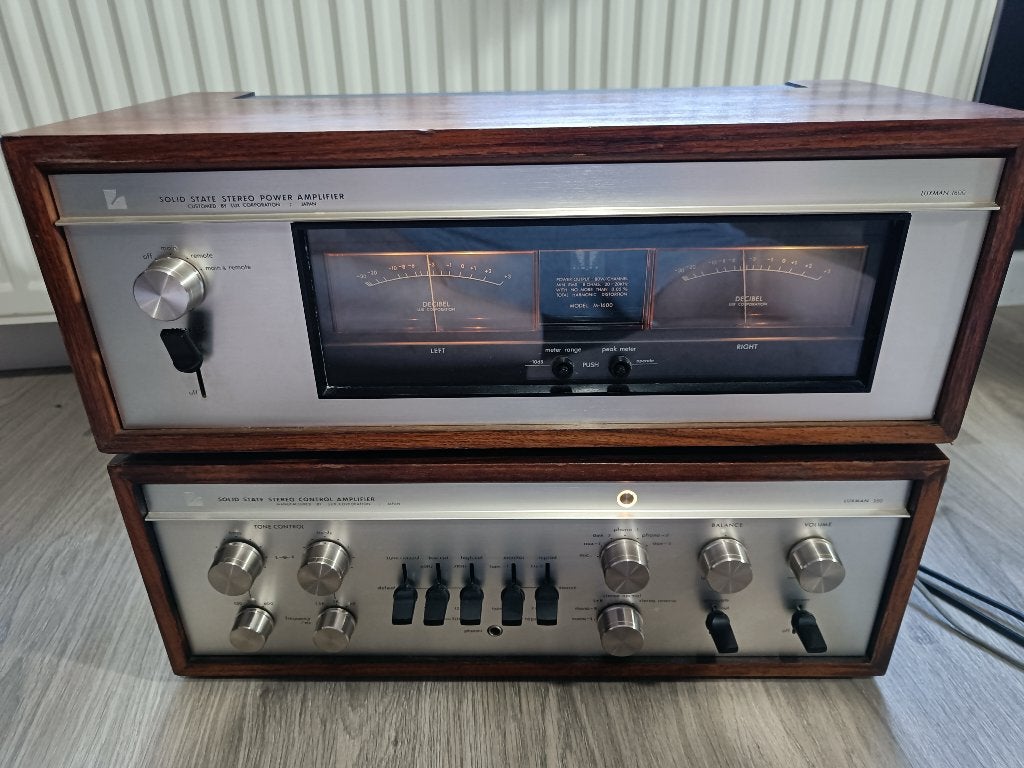 Luxman CL-350 & M-1600 Vintage High-End Versterker Set, Gebruikt, 120 watt of meer, Stereo, Ophalen