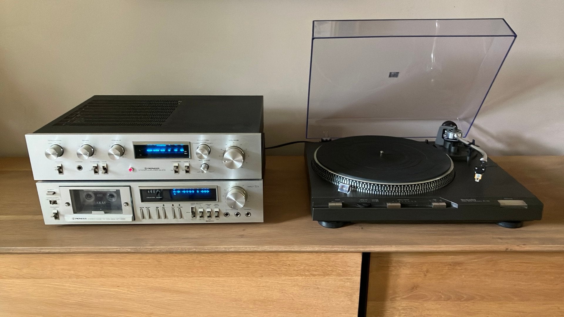 Pioneer SA 610 + CT 400 + Technics SL D3, Enlèvement, Comme neuf, Pioneer
