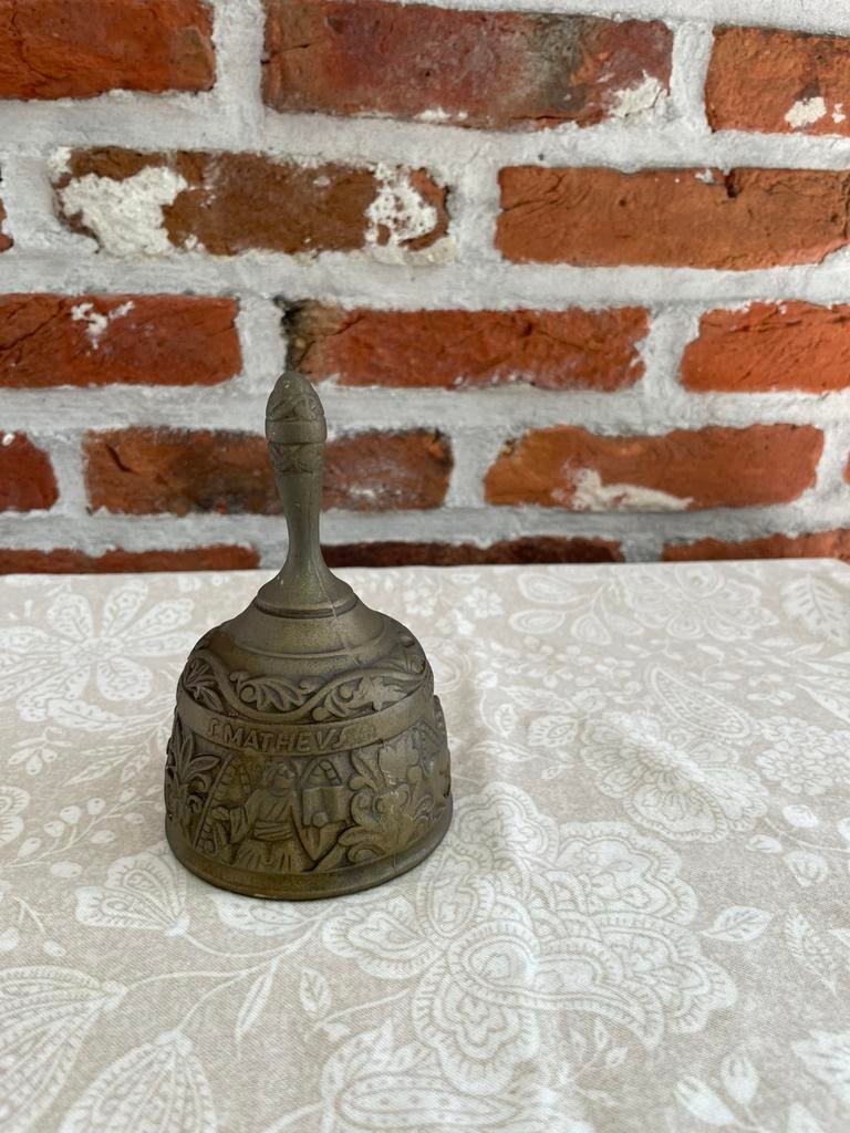 vintage messing kerkbel altaarbel handbel sanctuary bel -, Antiek en Kunst, Ophalen of Verzenden
