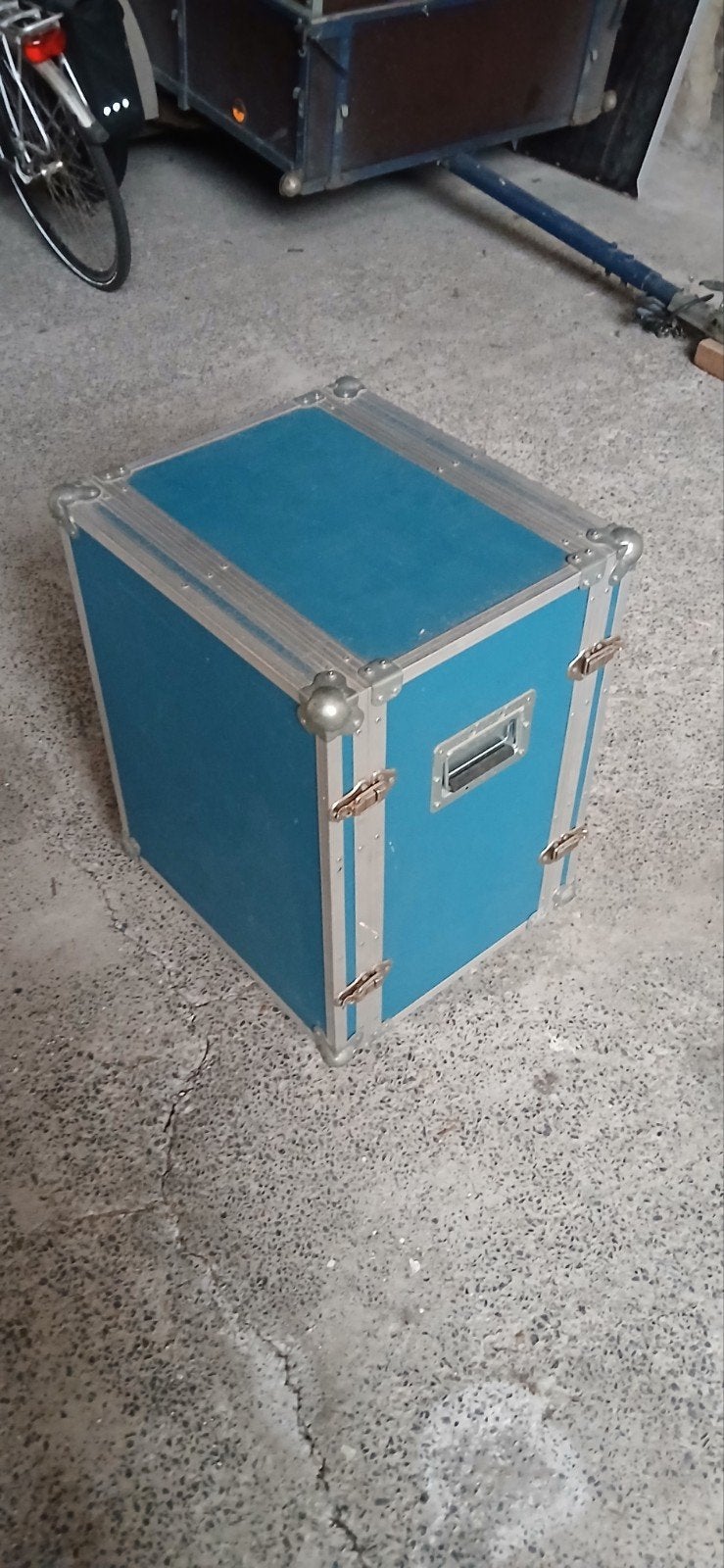 Flightcase 19inch rack blauw, Muziek en Instrumenten, Ophalen, Zo goed als nieuw, Overige instrumenten, Flightcase