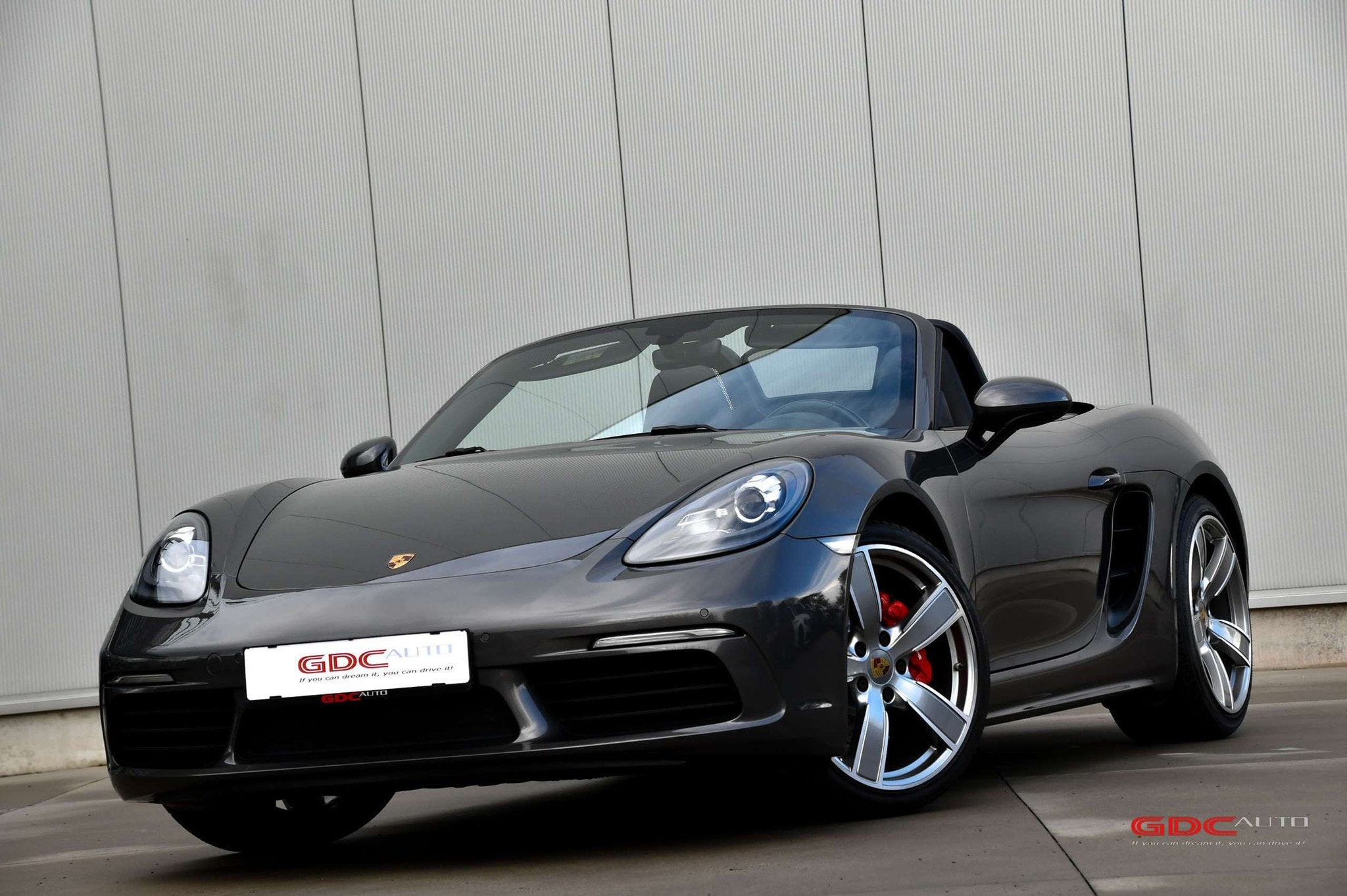Porsche Boxster 718 l Boxster l Rode remklauwen l Zetelverwa, Auto's, Porsche, Achterwielaandrijving, Gebruikt, 4 cilinders, Cabriolet