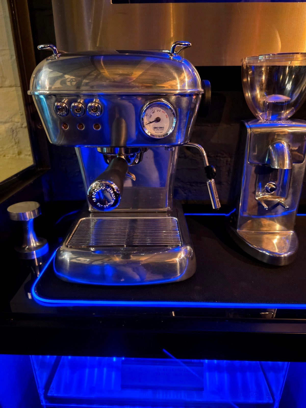 Luxe Ascaso Dream One & Molen (Aluminium) – Complete Topset!, Ophalen, Espresso apparaat, 10 kopjes of meer, Zo goed als nieuw