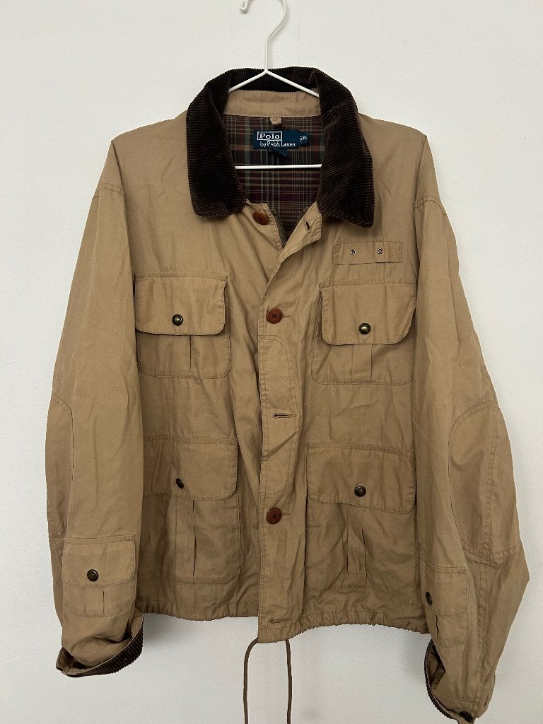 Vintage Hunter jacket Ralph Lauren, Beige, Ralph Lauren, Maat 56/58 (XL), Ophalen of Verzenden