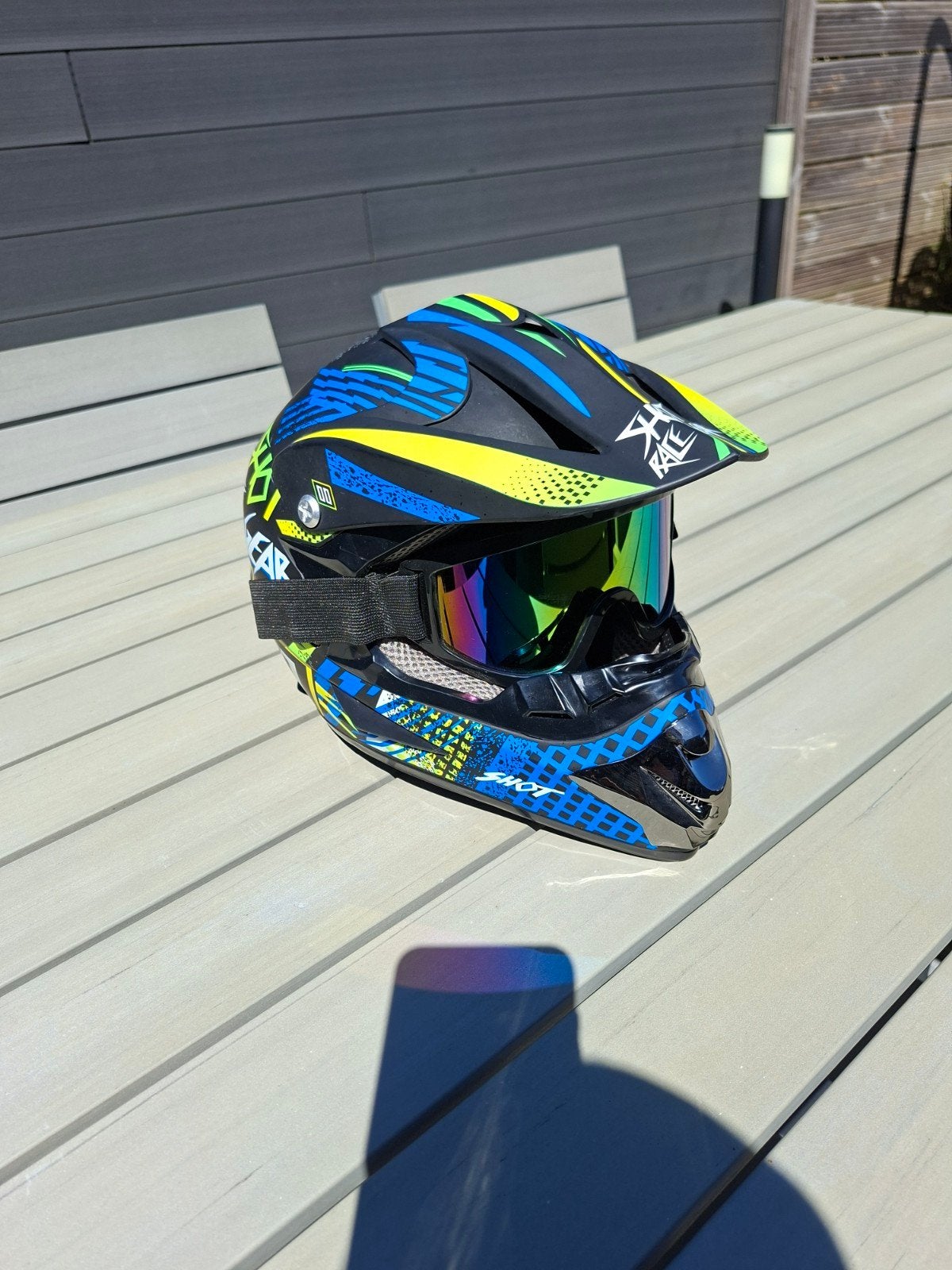 casque cross, Motos, Enlèvement