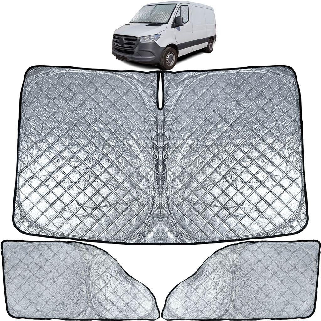 Zonnescherm Set Mercedes Sprinter W907 W910 Voorruit & Zijru, Verzenden