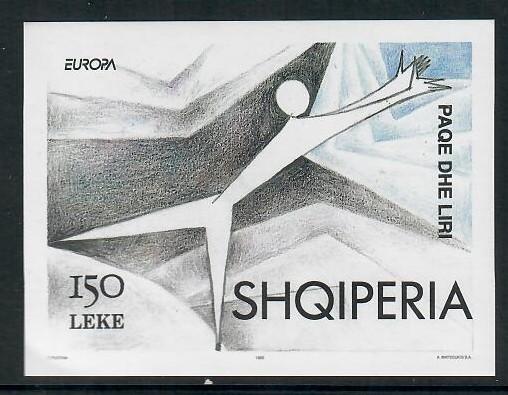 Albanie yvertnrs: blok 80 postfris, Timbres & Monnaies, Timbres | Timbres thématiques, Enlèvement ou Envoi, Non oblitéré, Autres thèmes