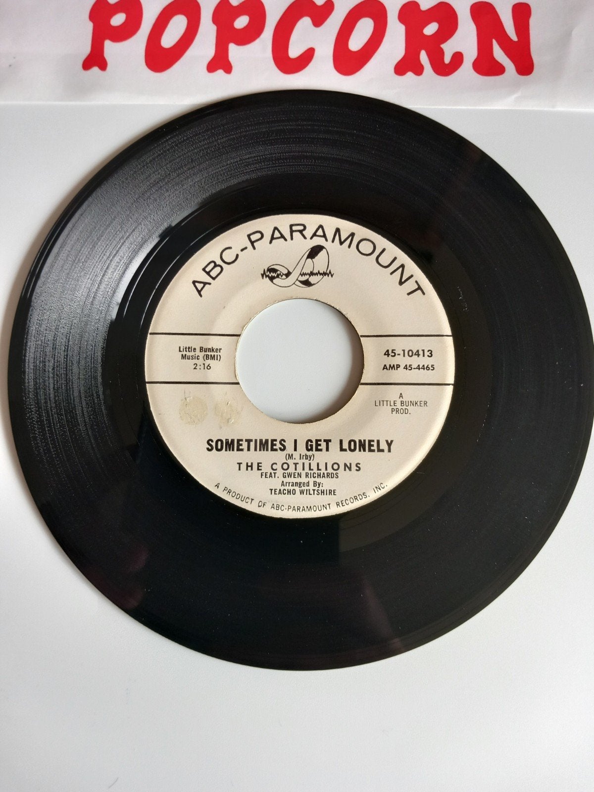 THE COTILLIONS. SOMETIMES I GET LONELY. USA 45T, Enlèvement ou Envoi