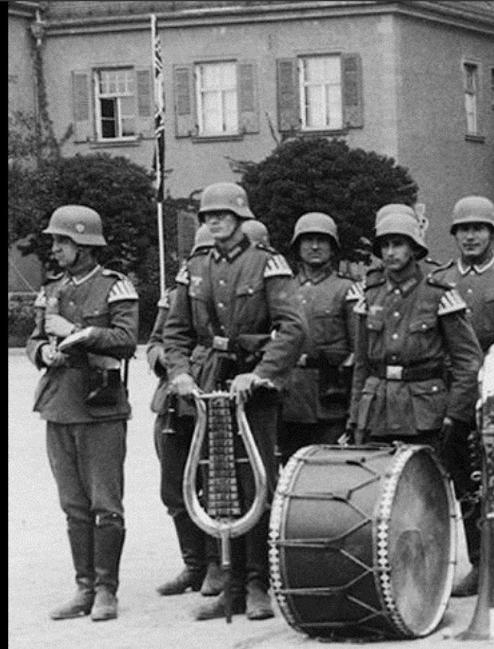 Duitse WO2 Wehrmacht muziekkorps Klarinettenlyra, Verzamelen, Ophalen of Verzenden