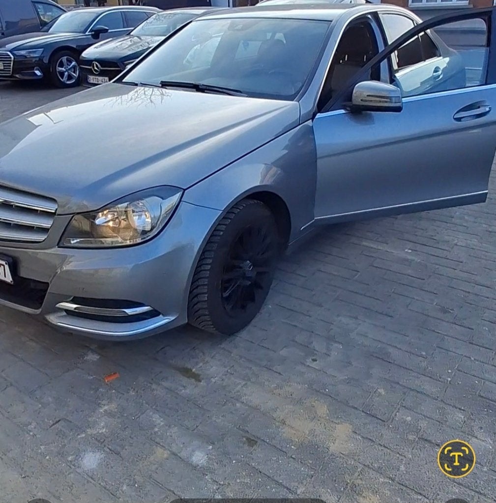 Mercedes-Benz C 200, Auto's, Automaat, Achterwielaandrijving, Zwart, Leder