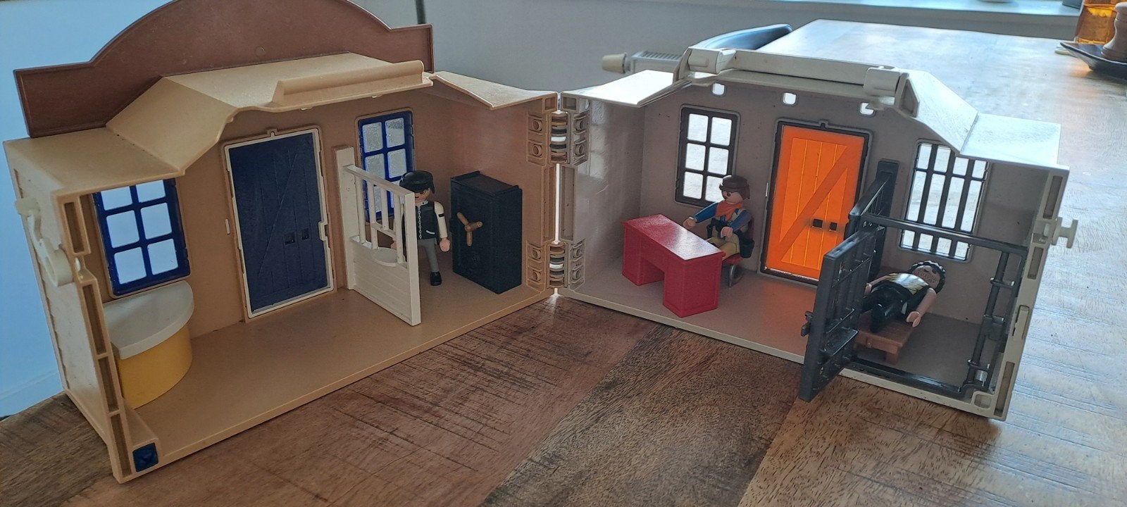 PLAYMOBIL valise banque/prison, Enlèvement, Utilisé, Bâtiment