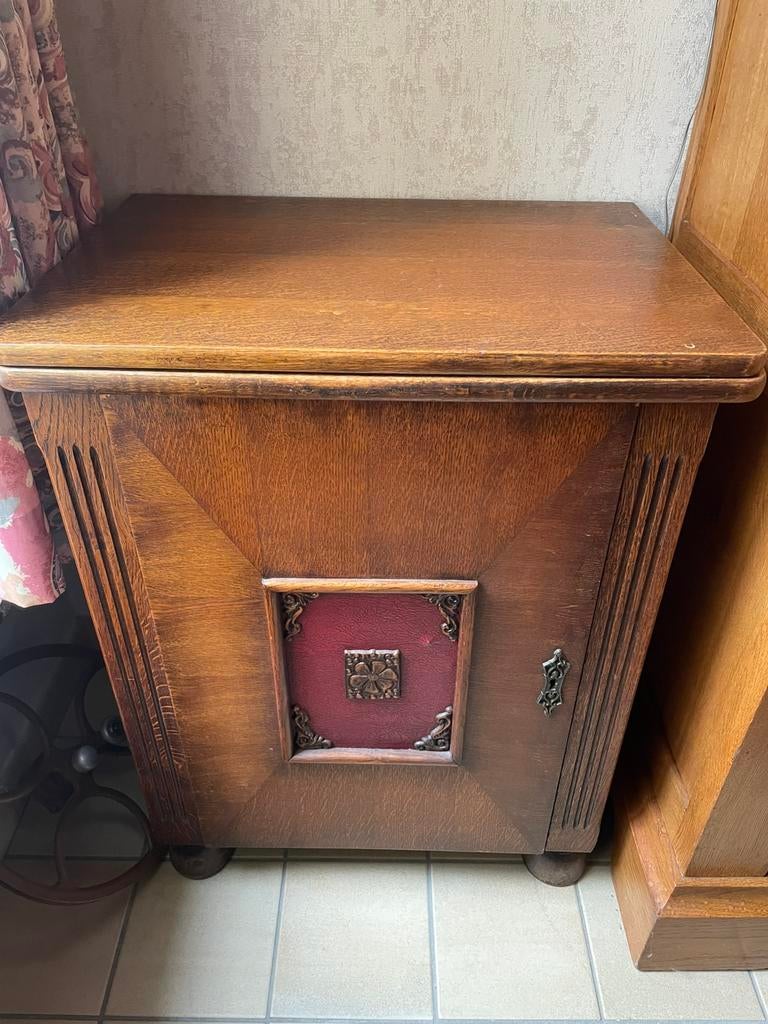 Vintage oude naaimachine Naumann zwart, Enlèvement