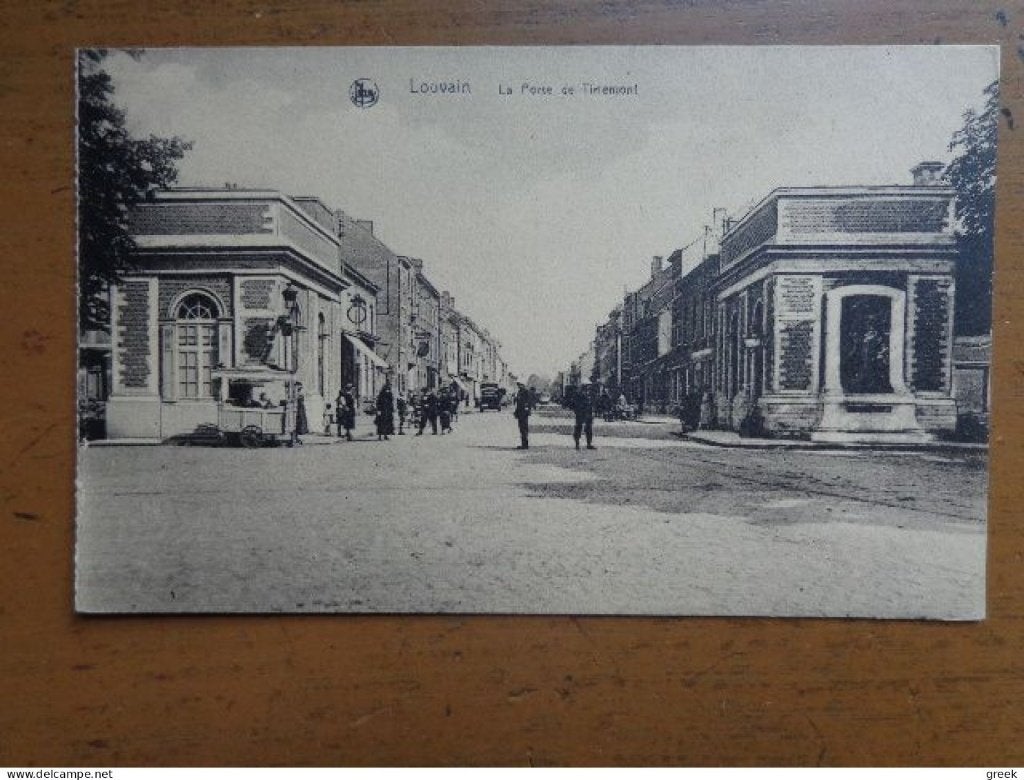 Postkaart Leuven, La Porte de Tirlement, Verzamelen, Ophalen of Verzenden, Ongelopen, Vlaams-Brabant